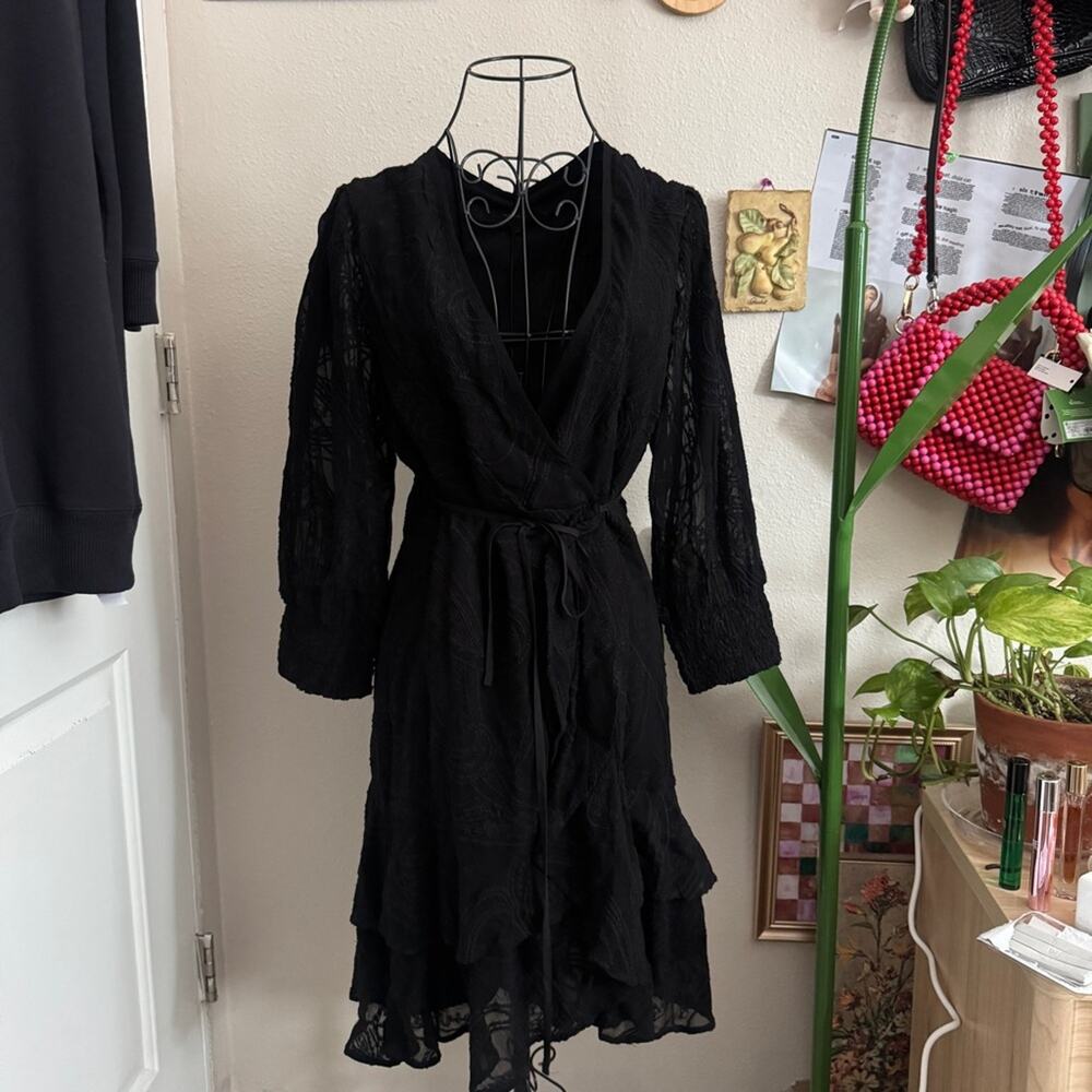 Allsaints Ari Ossia Wrap Mini Dress 4